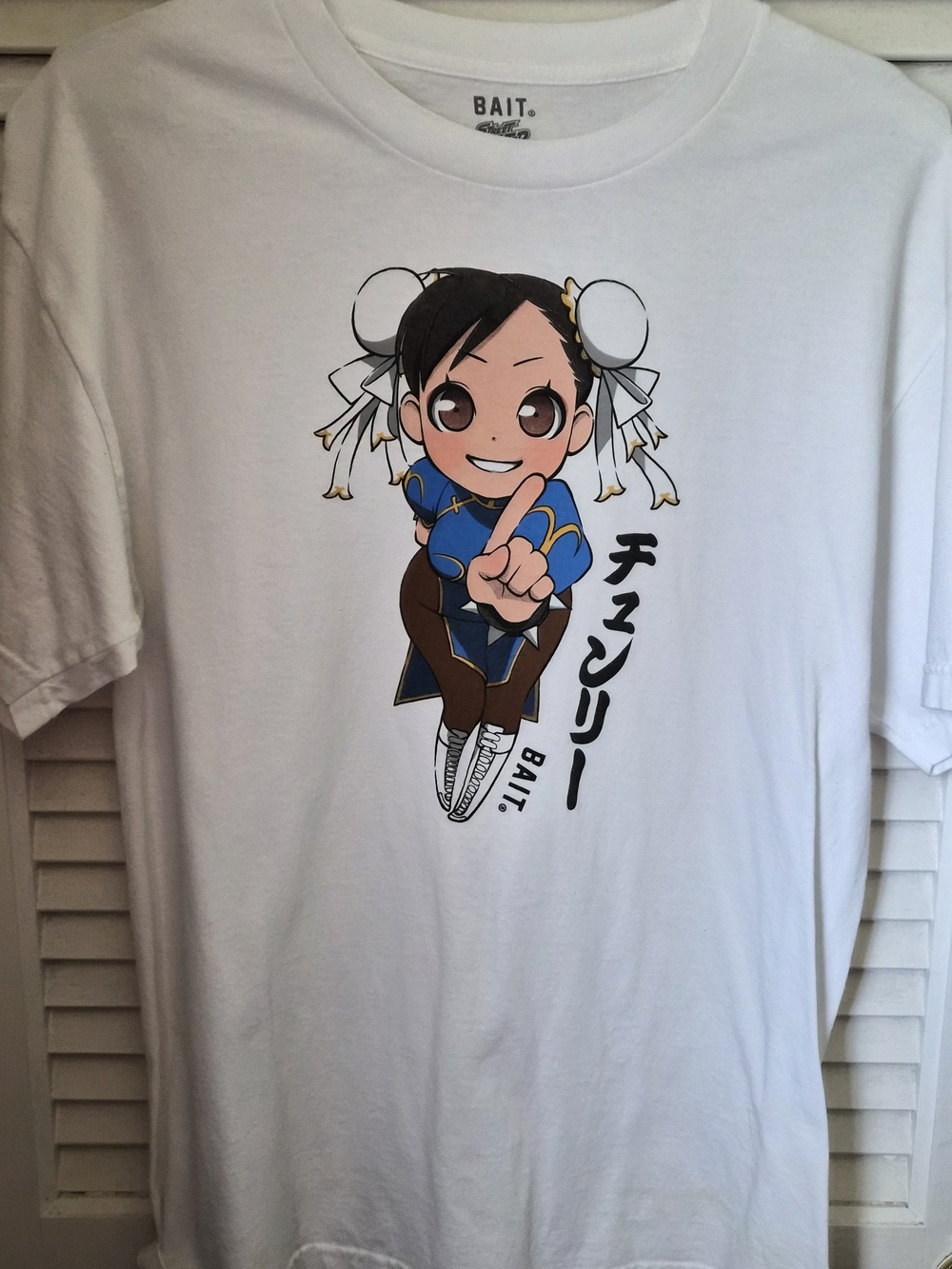 White Chun-Li Graphic Tee